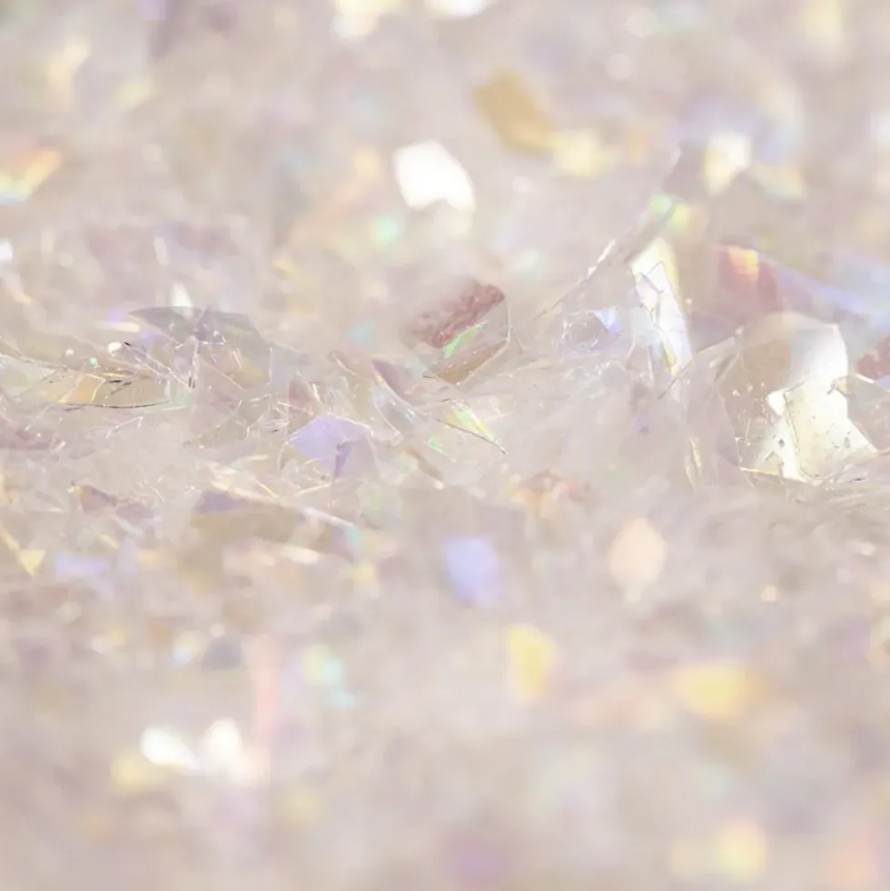 PME Ätbart Glitter Iriserande Vit Crystal
