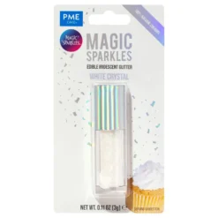 PME Ätbart Glitter Iriserande Vit Crystal