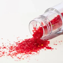 PME Ätbart Glitter Iriserande Röd