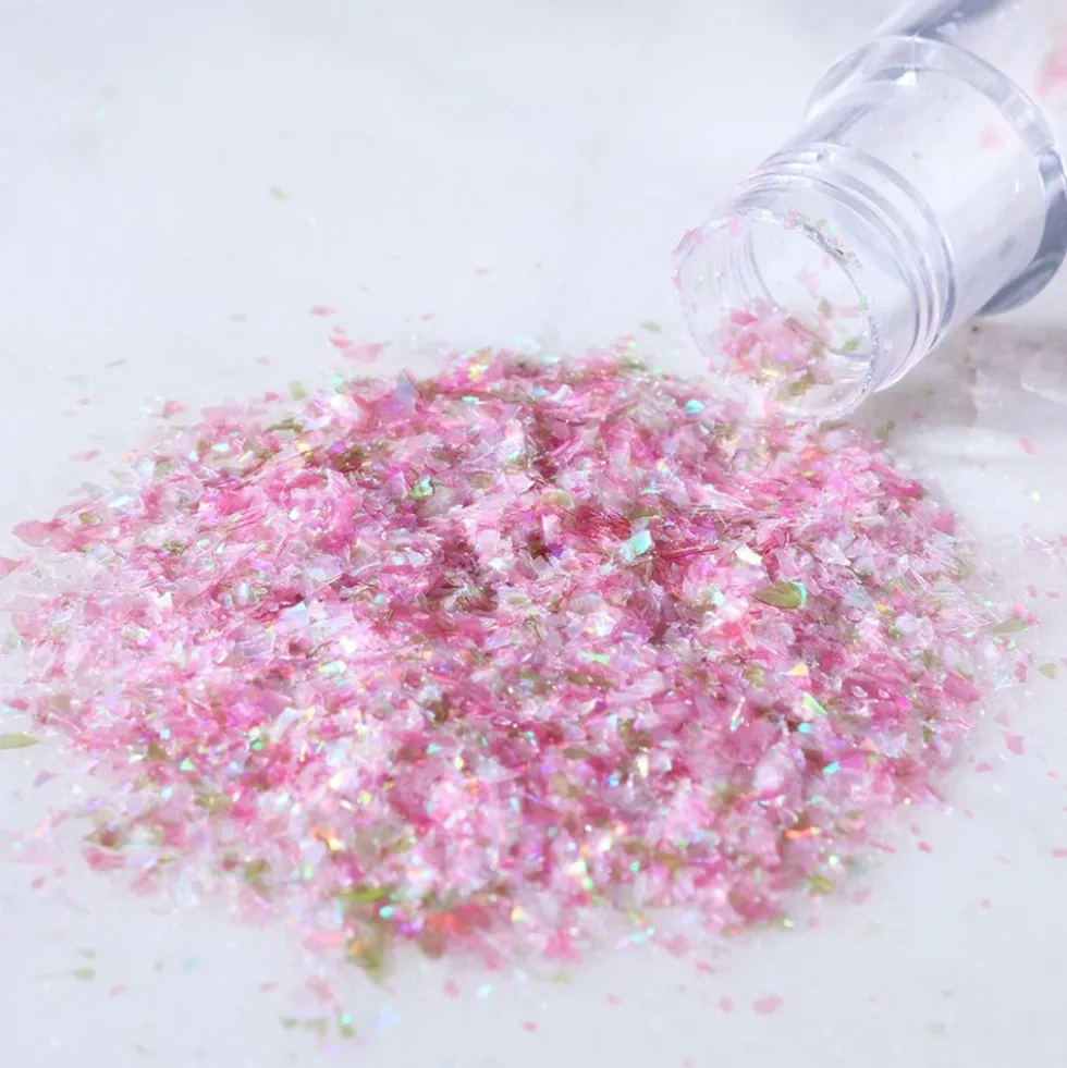 PME Ätbart Glitter Iriserande Rosa/Grön