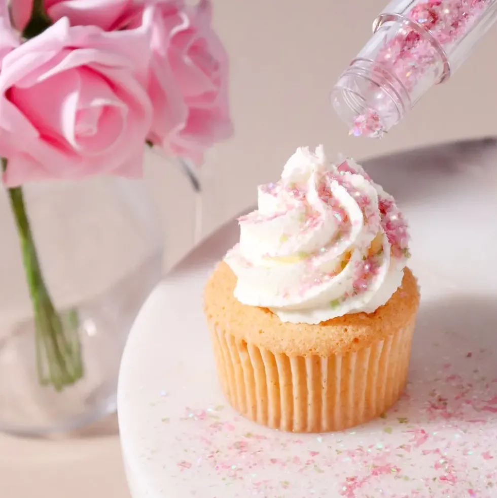 PME Ätbart Glitter Iriserande Rosa/Grön