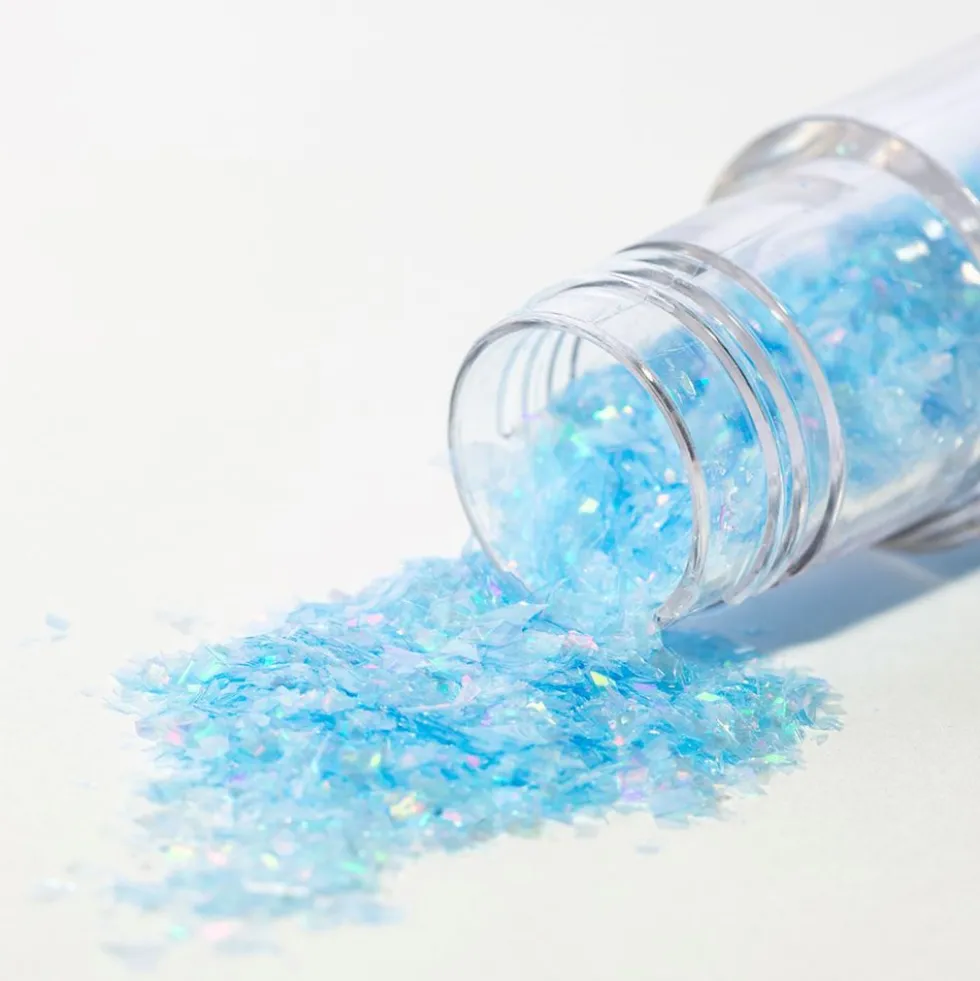 PME Ätbart Glitter Iriserande Isblå