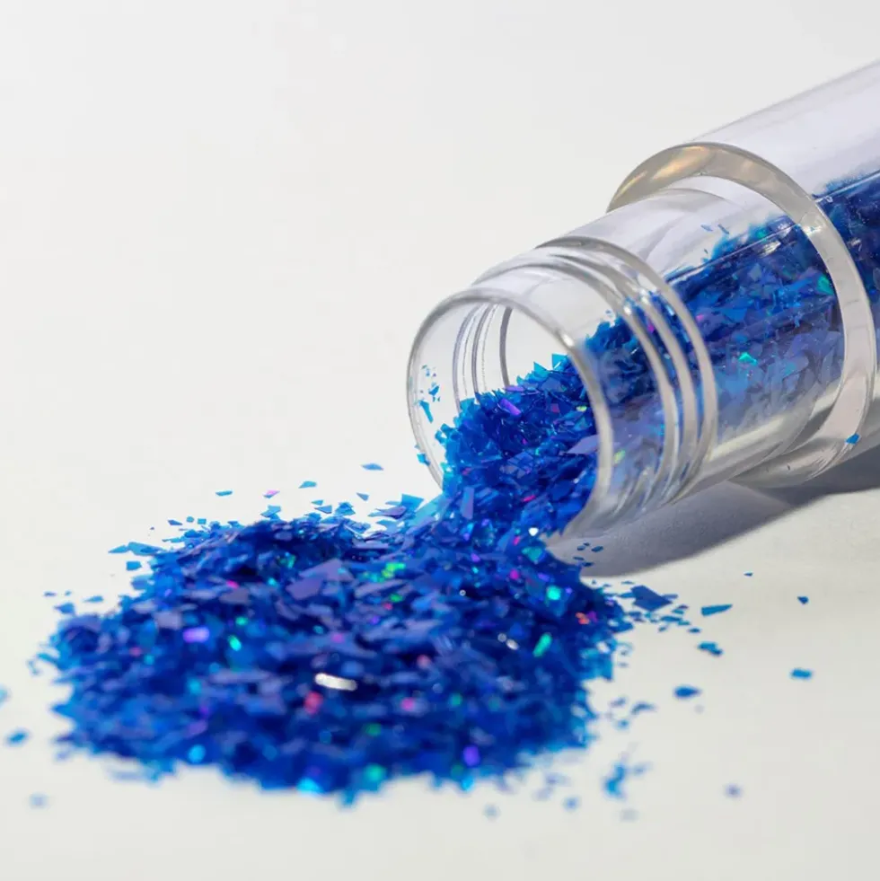 PME Ätbart Glitter Iriserande Blå