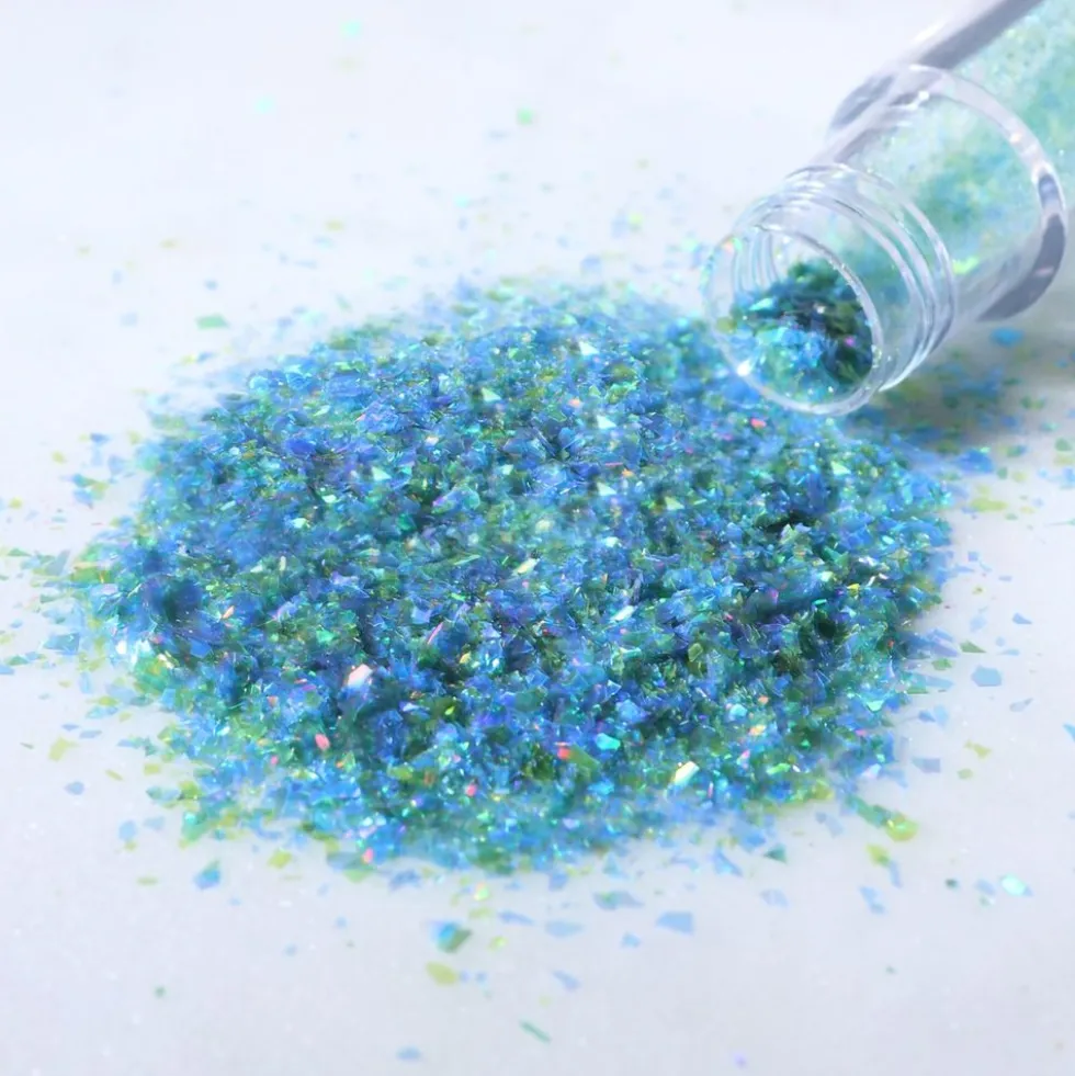 PME Ätbart Glitter Iriserande Turkos