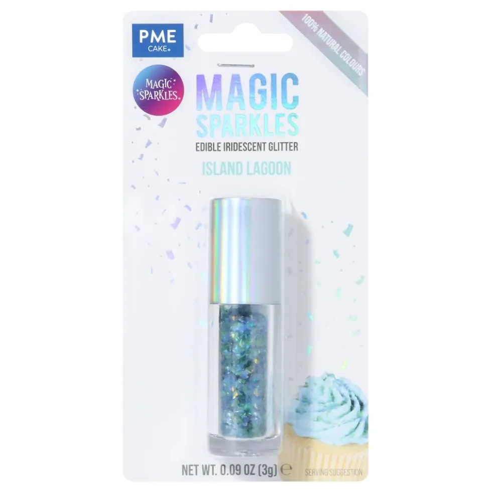 PME Ätbart Glitter Iriserande Turkos