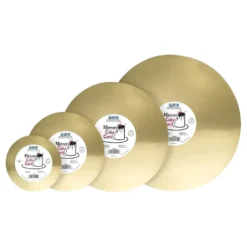 PME Tårtbricka Rund Guld Metallic