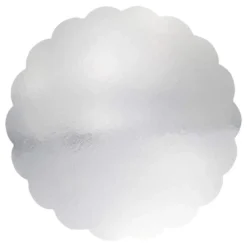 PME Tårtbricka Scallop Silver Metallic