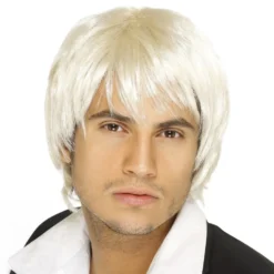 Pojkband Blond Peruk