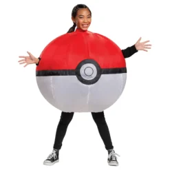 Pokémon™ Uppblåsbar Pokéball Barn Maskeraddräkt