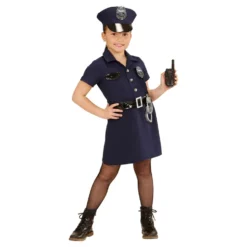 Polisklänning Barn Maskeraddräkt