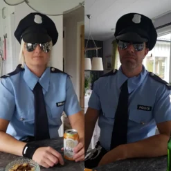 Polisman Klassisk Maskeraddräkt