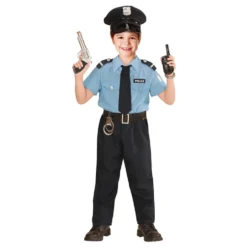 Polis Officer Barn Maskeraddräkt
