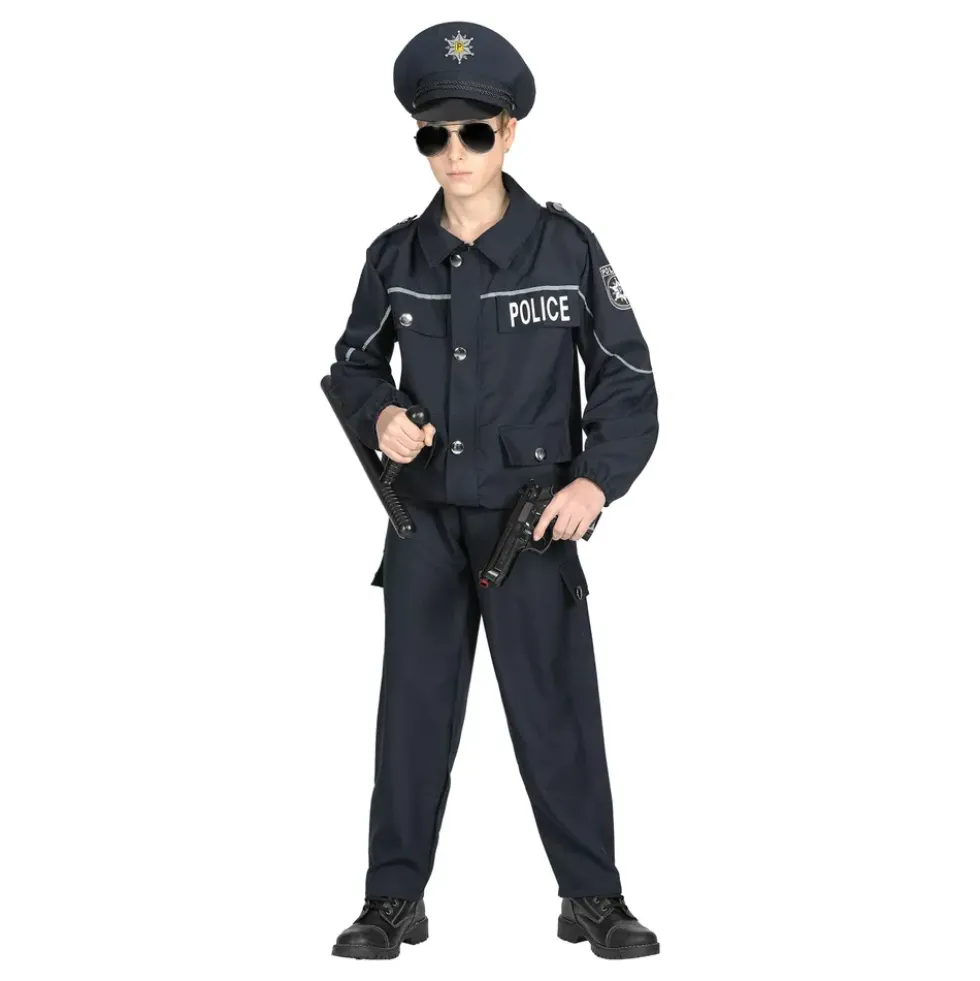 Polisuniform Barn Maskeraddräkt