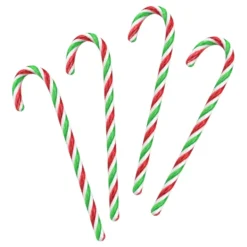 Polkagris Käppar Juldekoration