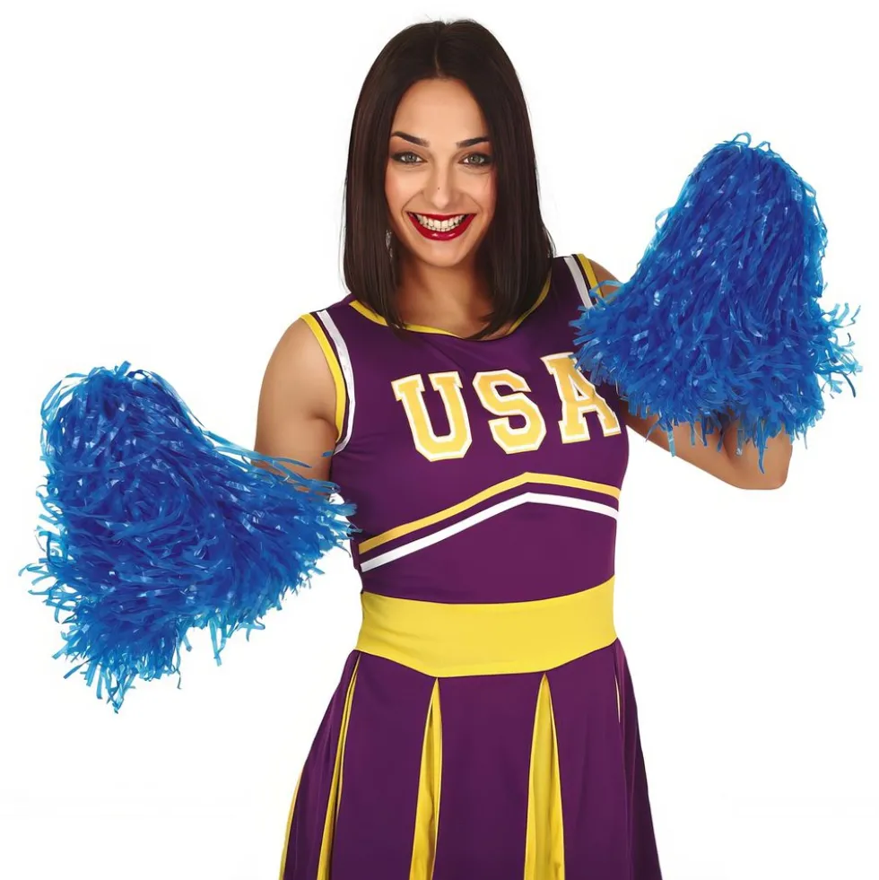 Pom Poms Blå