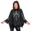 Poncho Skelett med Glitter