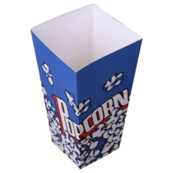 Popcornbägare Blå