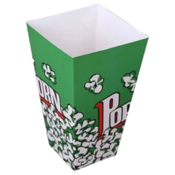 Popcornbägare Grön