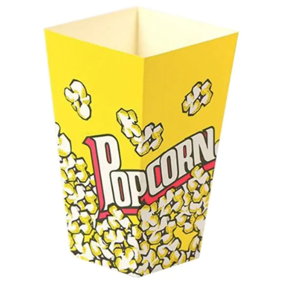 Popcornbägare Gul