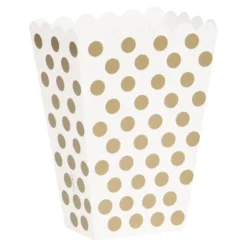 Popcornbägare Guld Prickig