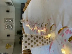 Popcornbägare Guld Prickig