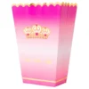 Popcornbägare Prinsesskrona Rosa