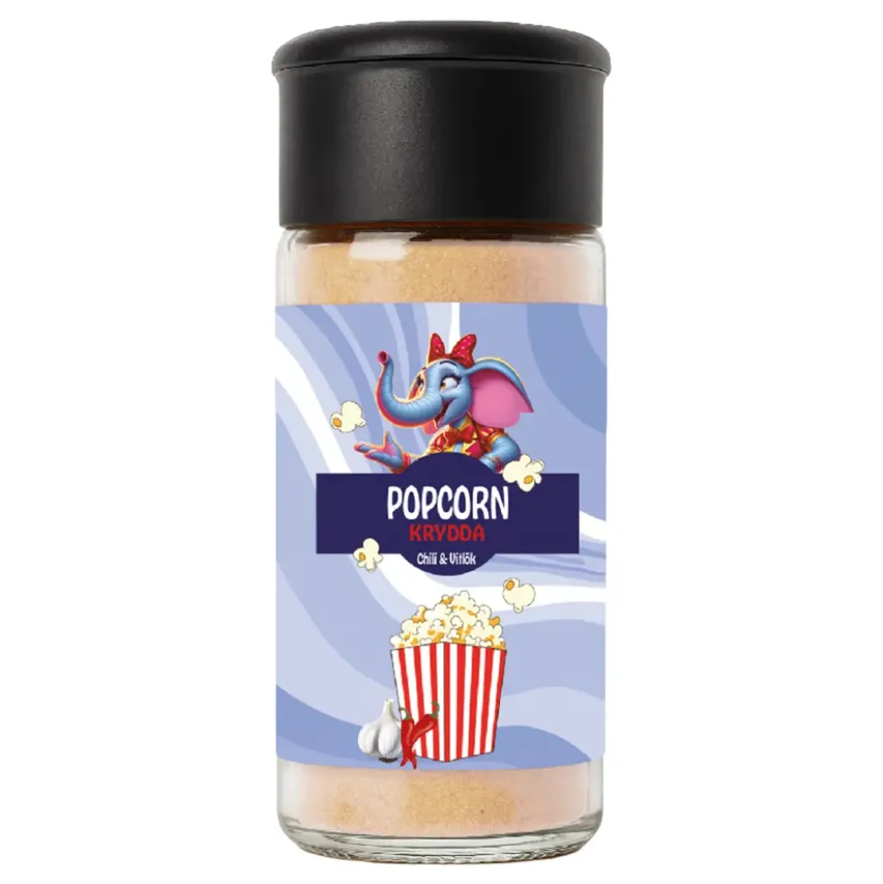 Popcornkrydda Chili & Vitlök