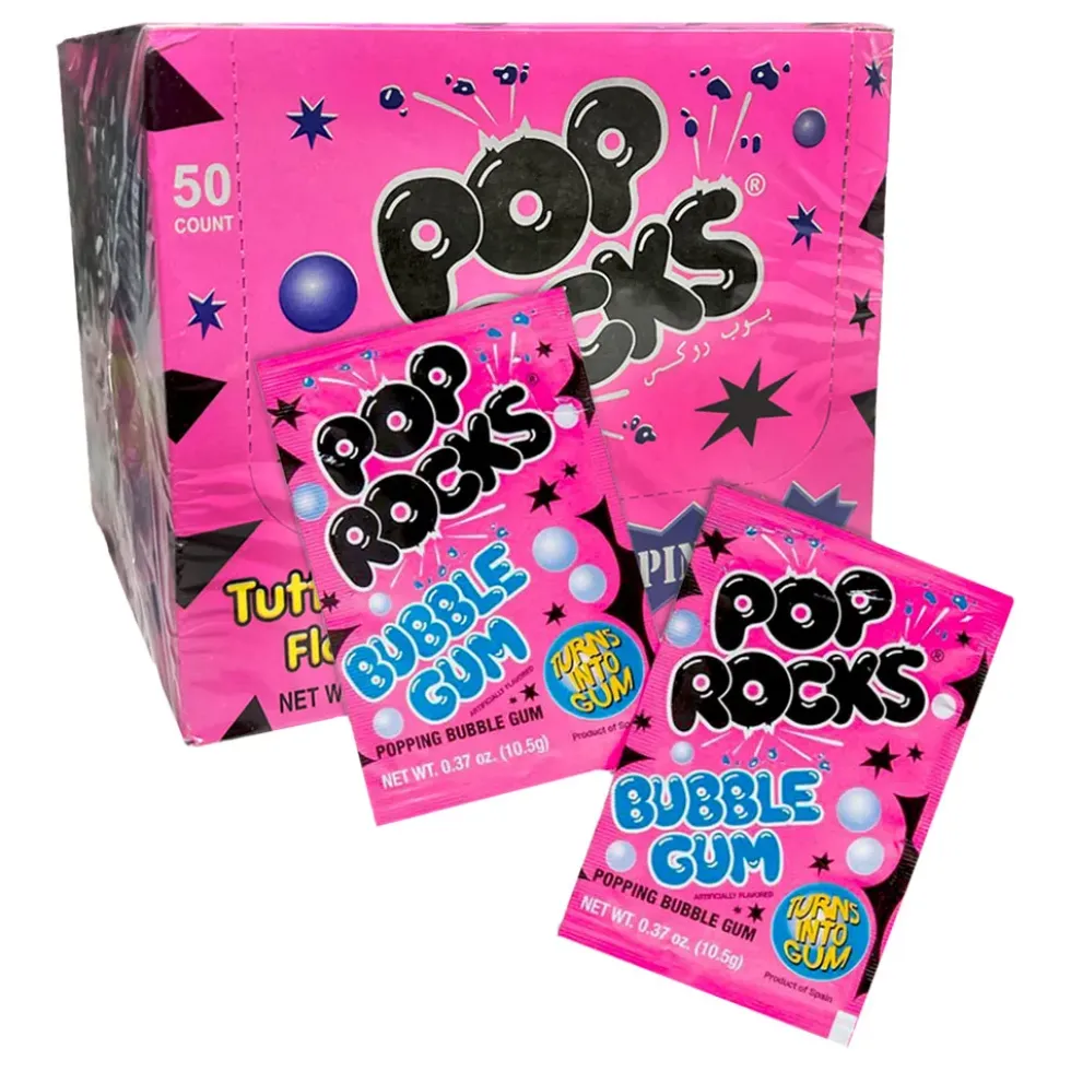Pop Rocks Bubble Gum Storpack