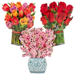Pop Up-kort Blommor