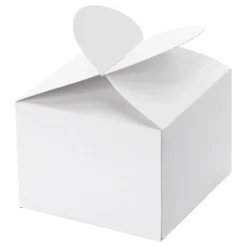 Presentboxar Hjärta Vit