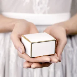 Presentboxar Vit/Guld