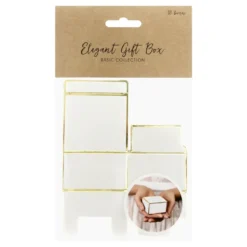 Presentboxar Vit/Guld
