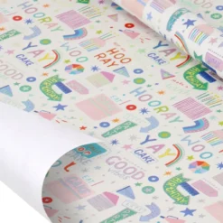 Presentpapper Happy Birthday Hooray