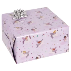 Presentpapper Unicorn Purple