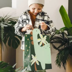 Presentpåse Dinosaurie