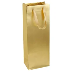 Presentpåse Flaska Guld