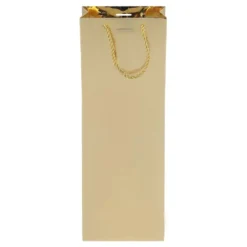 Presentpåse Flaska Guld Metallic