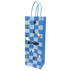 Presentpåse Flaska Mumin Blå