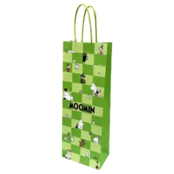 Presentpåse Flaska Mumin Grön