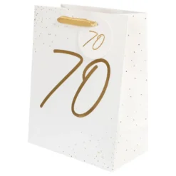 Presentpåse 70 Guld