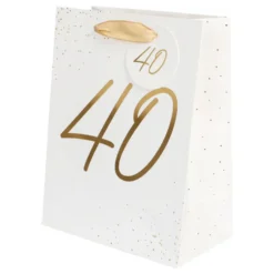Presentpåse 40 Guld