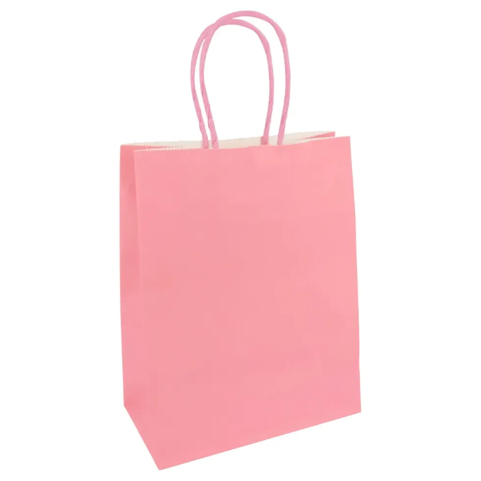 Presentpåse med Handtag Ljusrosa