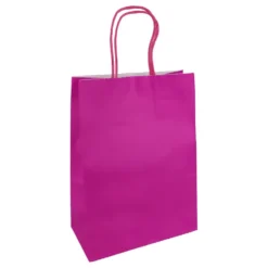 Presentpåse med Handtag Mörklila