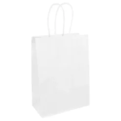 Presentpåse med Handtag Vit