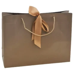 Presentpåse med Rosett Champagne