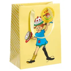 Presentpåse Pippi Långstrump Gul