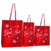 Presentpåse Röd/Glitter God Jul