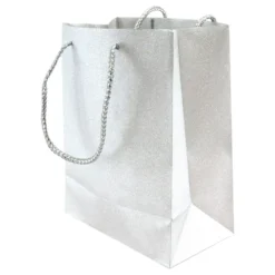 Presentpåse Silver Glitter