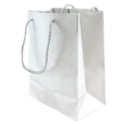 Presentpåse Silver Glitter
