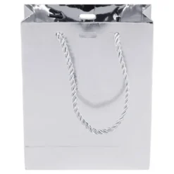 Presentpåse Silver Metallic